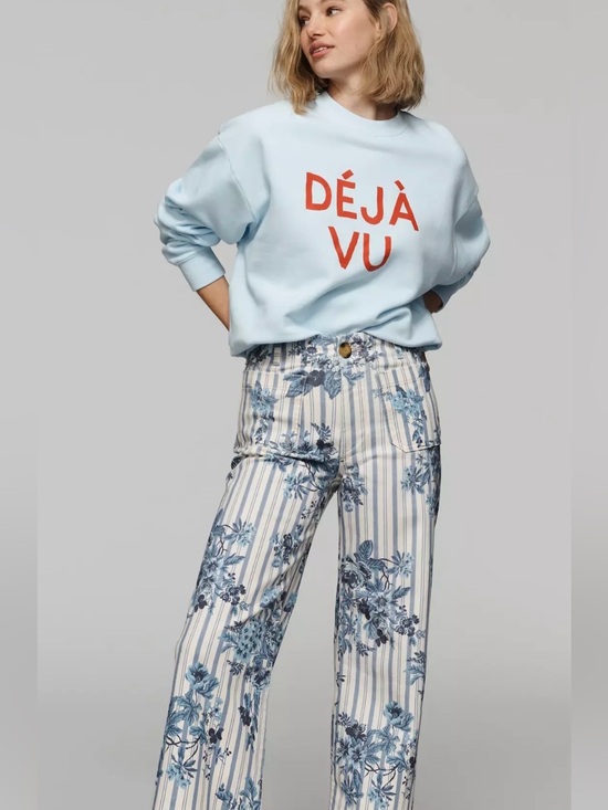 Anthropologie Denim - Anthropologie Maeve Colette High-Rise Wide-Leg Cropped jeans